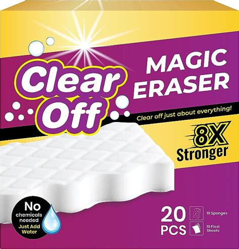 Magic eraser for bathroom grime removal